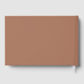 モチャブラウン結婚ズフォイルゲストブック ゲストブック (裏面)