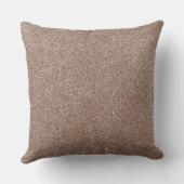 モチャブラウン葉/スパーキング茶色の枕 クッション (裏面)