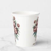 モチャブラウン開花結婚ズ 紙コップ (右)