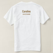 モチャブリーズメイドエスプレッソマルティーニバチェロレッテ Tシャツ (デザイン裏面)