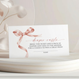 モチャボウおむつラッフル エンクロージャーカード