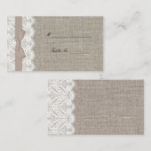 モチャボウアンドレース披露宴座席表 プレイスカード (正面/裏面)