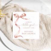 モチャボウスウィート小さな女の子ベビーシャワー スタンダードカクテルナプキン