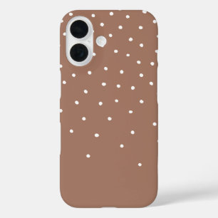 モチャムッセブラウンチニー水玉模様2025 iPhone 16ケース