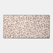 モチャムースとクリームタンヒョウ柄 デスクマット (正面)