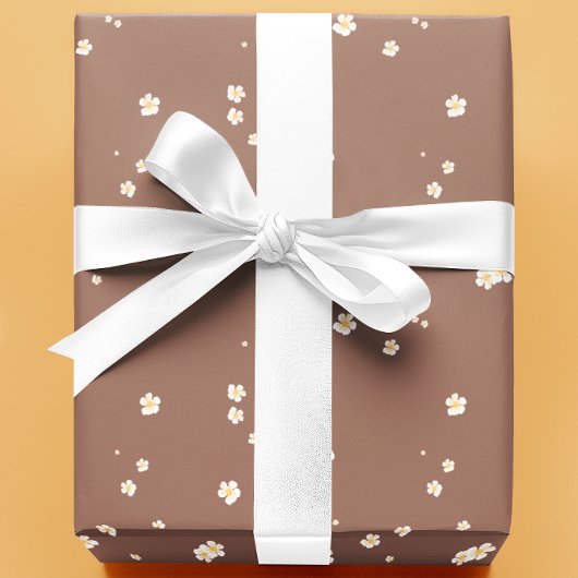 モチャムースフローラ花 ラッピングペーパー