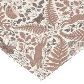 モチャムース森林/森林動物と植物 ショートテーブルランナー (コーナー)