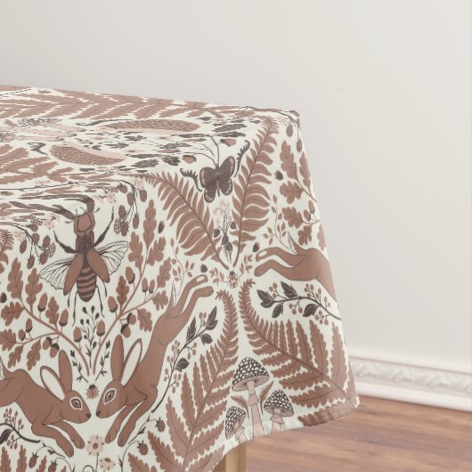 モチャムース森林/森林動物と植物 テーブルクロス (インサイチュ)