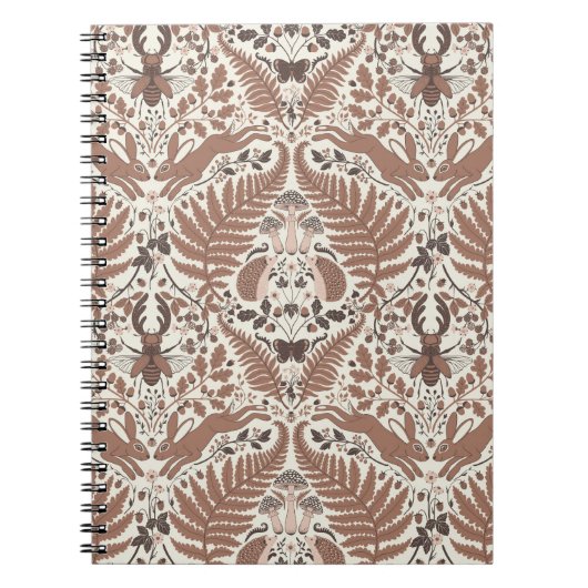 モチャムース森林/森林動物と植物 ノートブック (正面)