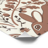 モチャムース森林/森林動物と植物 ポスター (コーナー)