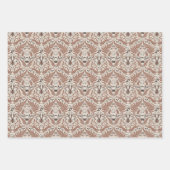 モチャムース森林/森林動物と植物 ラッピングペーパーシート (正面2)