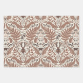 モチャムース森林/森林動物と植物 ラッピングペーパーシート (正面)