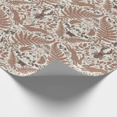 モチャムース森林/森林動物と植物 ラッピングペーパー (角)