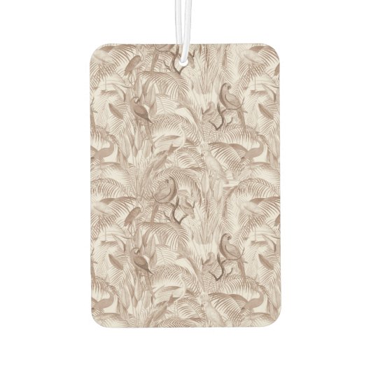 モチャムース熱帯鳥とパーム離れ カーエアーフレッシュナー (裏面)