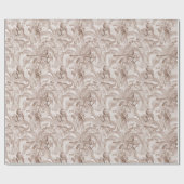 モチャムース熱帯鳥とパーム離れ ラッピングペーパー (フラット)