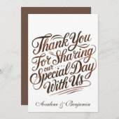 モチャムース絵を描書道サンキューカード 招待状 (正面/裏面)