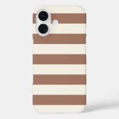 モチャムース色クリーミー白ストライプ2025傾向 Case-Mate iPhoneケース (裏面)