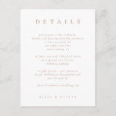 モチャムース&ホワイトボホ詳細結婚ズモダン エンクロージャーカード (正面)