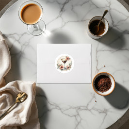 モチャムース「愛は醸造」ブライダルシャワー ラウンドシール