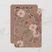 モチャメドウ開花 サンキューカード (正面/裏面)