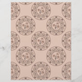 モチャロコリバイバル水玉模様マンダラスクラップブック (正面)