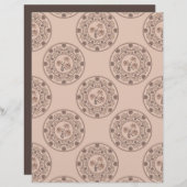 モチャロコリバイバル水玉模様マンダラスクラップブック (正面/裏面)