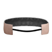 モチャ茶色の幾何学的メッシュパモダンターン アスレチックヘッドバンド (裏面)