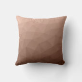 モチャ茶色の幾何学的メッシュパモダンターン クッション (裏面)