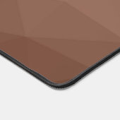モチャ茶色の幾何学的メッシュパモダンターン デスクマット (コーナー)