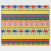 モチーフのシームレスなパターン文字列 ラッピングペーパー (フラット)