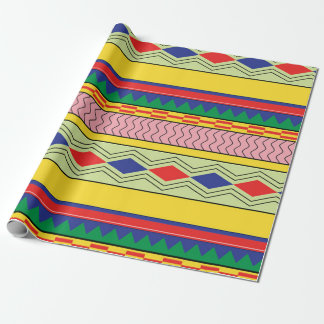 モチーフのシームレスなパターン文字列 ラッピングペーパー