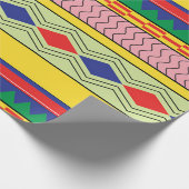 モチーフのシームレスなパターン文字列 ラッピングペーパー (角)