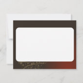 モチーフドゥノエルルージュアヴェックアルブルドゥノエルドレ 招待状 (裏面)