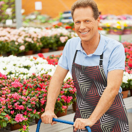 モチーフ（ジグザグ） エプロン
