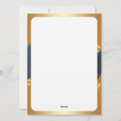 モチーフ・ド・ノエルまたはアヴェック好きのブルー シーズンカード (裏面)