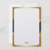 モチーフ・ド・ノエルまたはアヴェック好きのブルー シーズンカード (裏面)