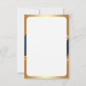 モチーフ・ド・ノエルまたはアヴェック好きのブルー 招待状 (裏面)