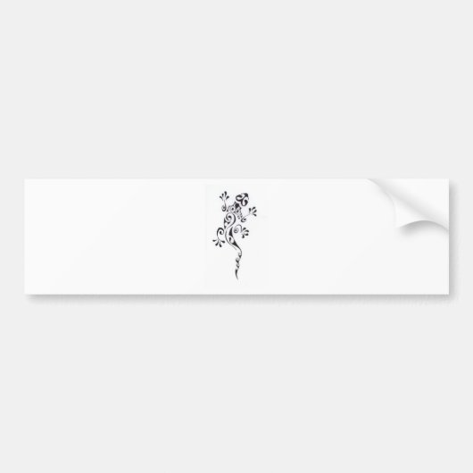 モチーフtatouage lezard polyn sien バンパーステッカー (正面)