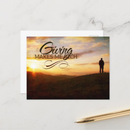 モチ与えベーション肯定 ポストカード