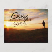 モチ与えベーション肯定 ポストカード (正面)