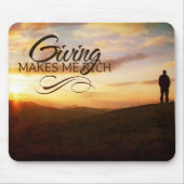 モチ与えベーション肯定 マウスパッド (正面)