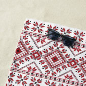 モチ伝統的ーフ、ルーマニ伝統的アモチーフT-S ビーチタオル (インサイチュ)