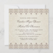 モチ伝統的ーリハーサルディナー招待状 招待状 (正面)