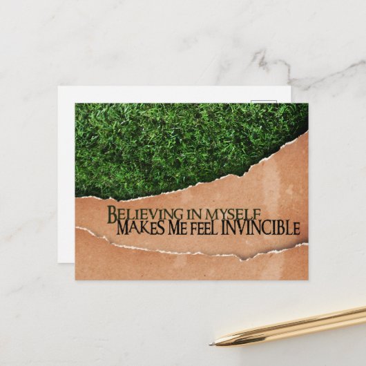 モチ信じベーション肯定 ポストカード (正面/裏面インサイチュ)