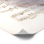 モッキンバードヴィンテージ楽譜アートプリント ポスター (角)