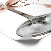 モックテールカクテルエスプレッソマルティーニブライダルシャワー ポスター (角)