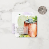 モックテールモスクワマレ&ヴァージンモヒトパーティーの好意 ノートカード (正面/裏面インサイチュ)