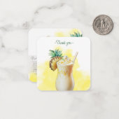 モックテールレシピピニャコラダパーティーフェイト ノートカード (正面/裏面インサイチュ)