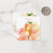 モックテールレシピフェイクシャンパンパーティーフェイト ノートカード (正面/裏面インサイチュ)