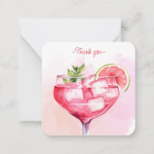 モックテールレシピヴァージンパロマパーティーフェイト ノートカード (正面)